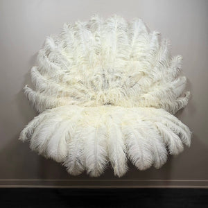 Antique (single color) Ostrich Plume Fans