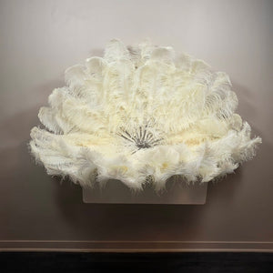 Antique (single color) Ostrich Plume Fans