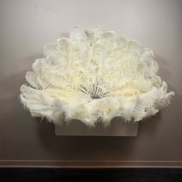 Antique (single color) Ostrich Plume Fans