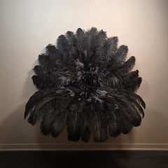 Black and Steel Triple Layer on 14" Staves