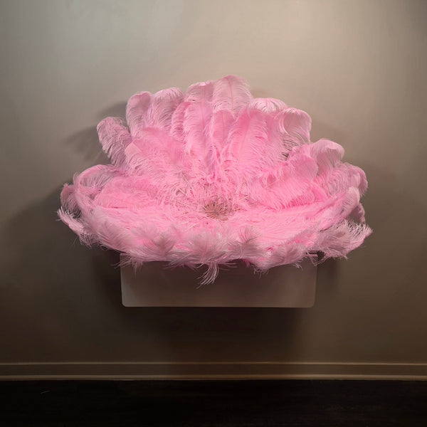 Cutie (single color) Ostrich Plume Fans