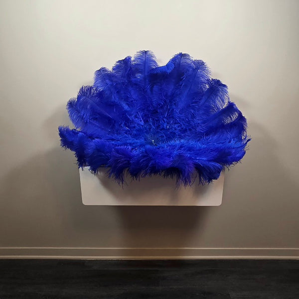 Royal Blue Mix Double Layer on 8" Straight Staves