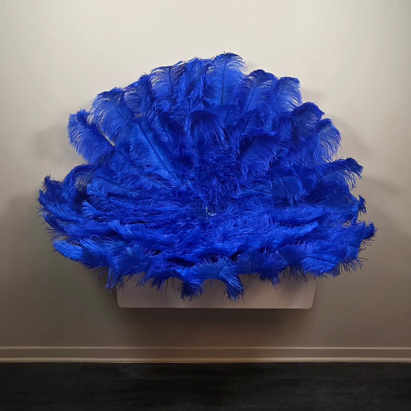Royal Blue Triple Layer on 12" Straight Staves