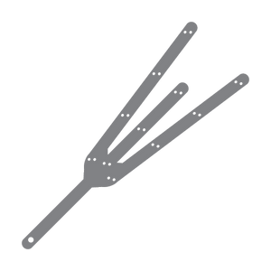 12″ 3-prong Staves - 14 count
