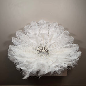 White Double Layer on 12" 3-prong Staves